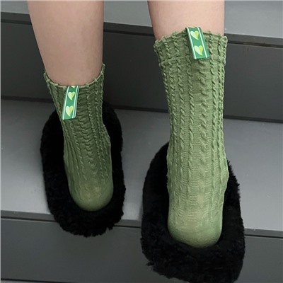 Chess, heel sticker, cotton knee socks for men and women, mid-length