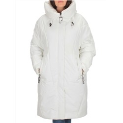 M-9117 WHITE Пальто зимнее женское CORUSKY  (верблюжья шерсть)