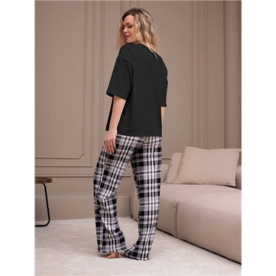 Женский костюм Мишель-4 КЖ-129 / чёрный