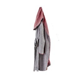 Халат Велюровый Женский (L) Muna Bordo Bayan Bornoz Large - EcoCotton