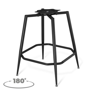 Стул барный SHT-ST19-SF2/S1480
                        туманная дымка / черный муар