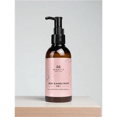 Manita Professional Парфюмированный крем для рук и тела / Black Pepper, Amber, Neroli, 150 мл