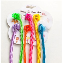 Косички на крабиках 6 шт 1 упаковка