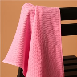Полотенце вафельное Love Life Sweet Momemt 70х130 см, розовый, 100% хл, 300 гр/м2