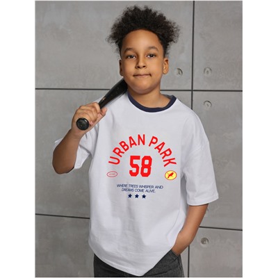 Футболка "Рико" белый Мальчик