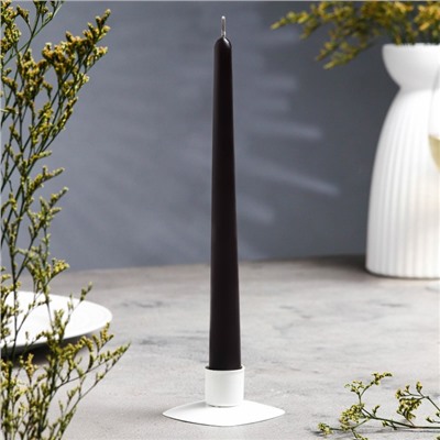 Свеча античная, 2.3×24.5 см, 5 ч, 55 г, чёрная