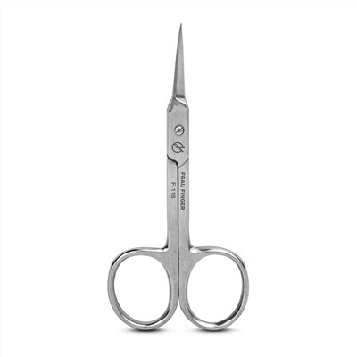 Frau Finger Ножницы маникюрные для кутикулы изогнутые / Classic FS-118SP, глянцевые, ручная заточка, 10 см
