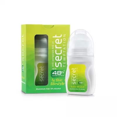 Шариковый дезодорант для активного образа жизни (50 мл), Anti-perspirant Roll On Active Lifestyle, произв. Secret Temptation