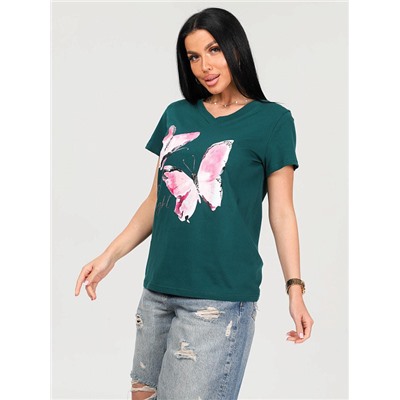 Футболка Поликсена изумрудный ИвК