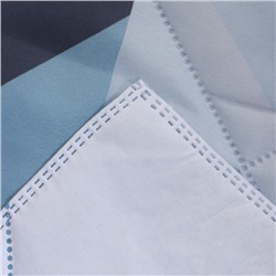 Покрывало "Этель" 1,5 сп Blue iceberg, 145х210±5 см, микрофибра