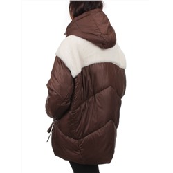 350-X47 BROWN Куртка зимняя женская (200 гр. холлофайбер)