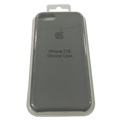 Силиконовый чехол для iPhone 7/8 угольный
