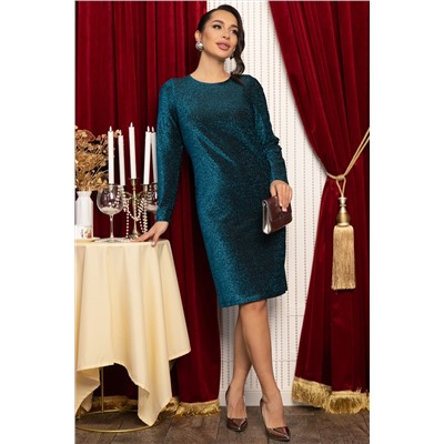 Платье вечернее Кристальный блеск (бирюзовое) П14709-8М