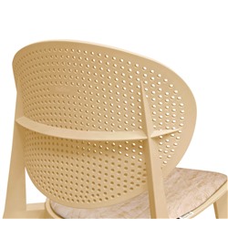 Стул SHT-S111-CN1 с мягкой подушкой
                        бежевый ral1001 / кремовый мрамор