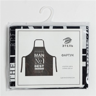Фартук Этель Super Man, 73×71 см, 100% хлопок, саржа 190 г/м²