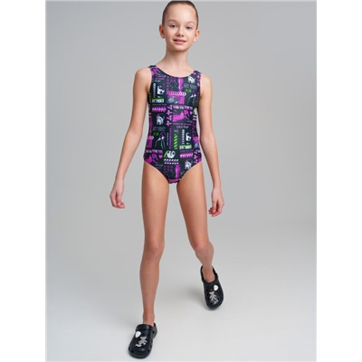 Комплект для девочки: купальник, купальные шорты