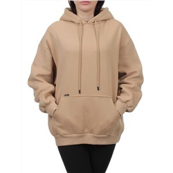 2610 BEIGE Толстовка женская (85% хлопок, 10% полиэстер, 5% спандекс)