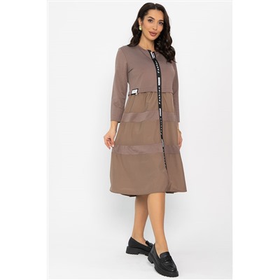 Платье Наири (какао) П14428-5М