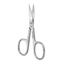 Frau Finger Ножницы маникюрные для ногтей изогнутые / Professional FSP-102DP, матовые, ручная заточка, 9 см