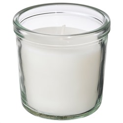 TRÅDCYPRESS, Duftkerze im Glas, Frische Wäsche/weiß,, 20 Std.