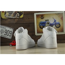 Зимние Nike Air Force из натуральной кожи
