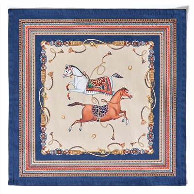 НАБОР САЛФЕТОК  2 ШТ "PASSAGE",40Х40СМ, 100% ХЛОПОК,БЕЖЕВЫЙ,ТВИЛ