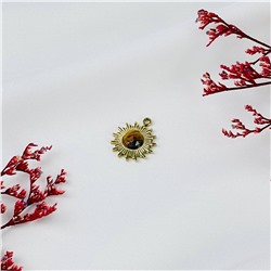 Радуга Самоцветов Подвеска с камнем Тигровый глаз (1 шт)