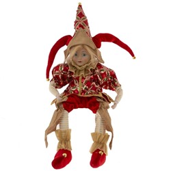 GAEM Игрушка набивная "Клоун" (муз, движ), L18 W18 H62 см (полка 28 см.)