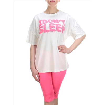 KD-862 WHITE/CRIMSON Костюм-двойка женский 7986 TREND