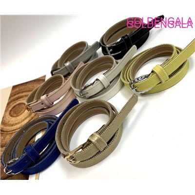 Ремень женский из экокожи 1,5х112 см Р2 тип 1