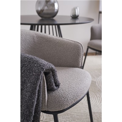 Стул Paal, букле, серый
