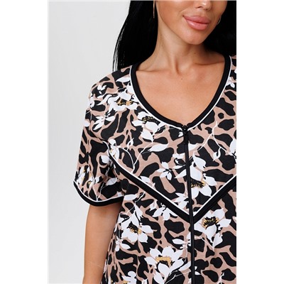 Женский халат 2177 / Коричневый