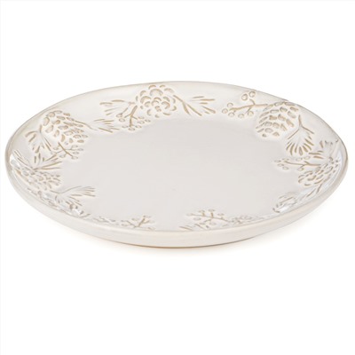 НАБОР ТАРЕЛОК ЗАКУСОЧНЫХ КОЛЛЕКЦИЯ "PINE CONES", 2 ШТ. / 20,7*2,5 СМ