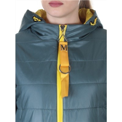 B19102 GRAY/GREEN Пальто демисезонное женское Aikesdfrs
