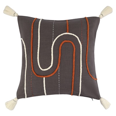 Чехол на подушку Linear path из коллекции Ethnic, 45х45 см