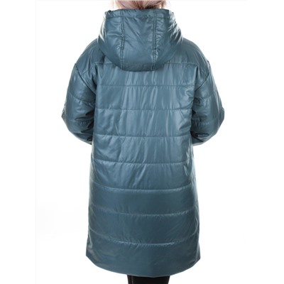 19120 GRAY/GREEN Пальто демисезонное женское AiKESDFRS