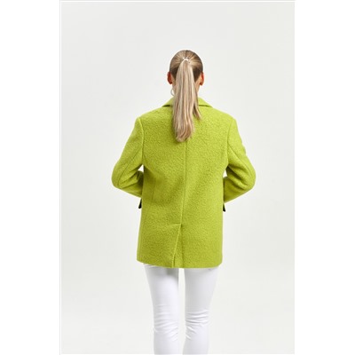 Пальто женское демисезонное 27100 лайм