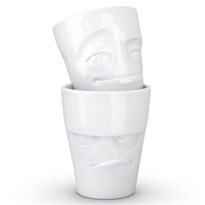 Набор кружек Grumpy & Impish, 350 мл, белый, 2 шт.