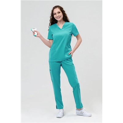 Брюки медицинские женские 1-01-05-0 / Silva Аквамарин