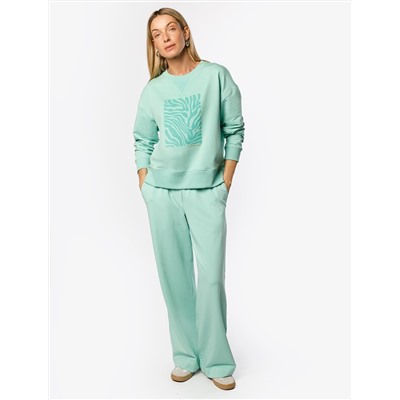 Джемпер из тонкого премиального футера с эластаном