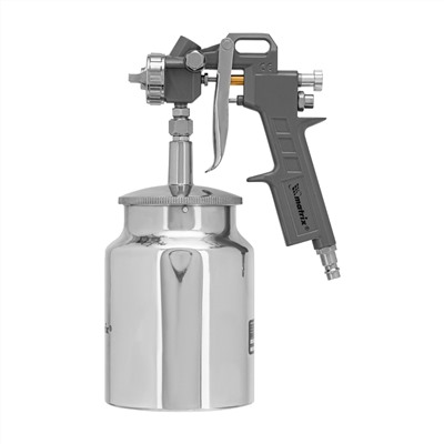 Краскораспылитель пневматический с нижним бачком V 1, 0 л, сопло D 1.2, 1.5 и 1.8 мм Matrix