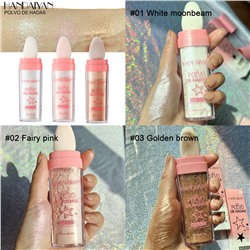 Сухой рассыпчатый хайлайтер с аппликатором для лица и тела HANDAIYAN, 9 гр.