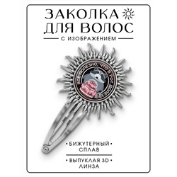 HZG-0119 Заколка Всё полезно, что в рот полезло