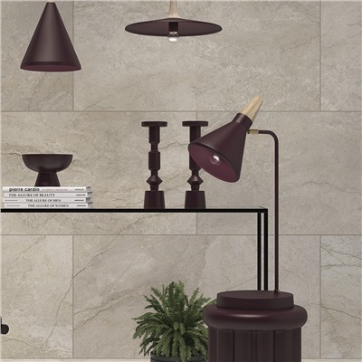 Лампа настольная Thor, Ø21х58 см, сливовая