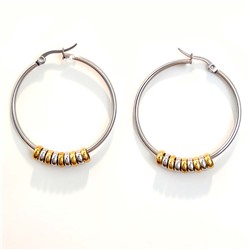 Серьги с замком кольцо арт. 13 5043 (id 289986)