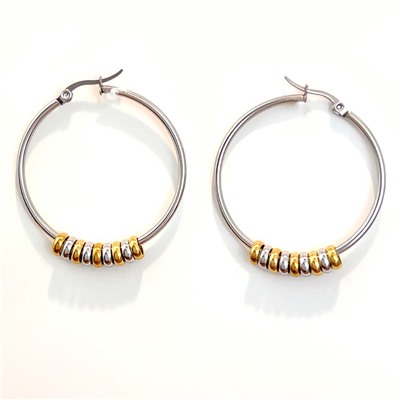 Серьги с замком кольцо арт. 13 5043 (id 289986)