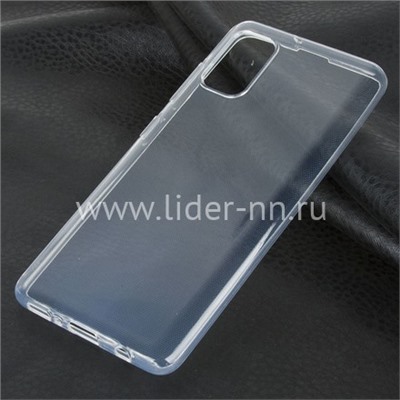 Задняя панель для Samsung Galaxy  A41 Силикон  прозрачная (пакет) Brauffen
