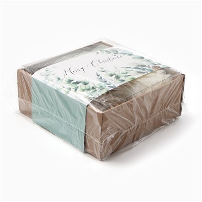 Подарочный набор Этель Christmas greens полотенце 30х60см и аксс (5 предм.)