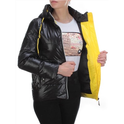 8260 BLACK Куртка демисезонная женская BAOFANI (100 гр. синтепон)
