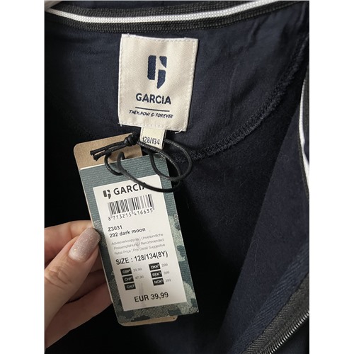 Garcia Sweatjacke Noos, Размер 128-134, Производитель GARCIA